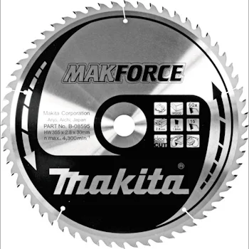 Makita list za testeru od tvrdog metala MAKForce 355mm B-08595 Makita list za testeru od tvrdog metala MAKForce 355mm B-08595