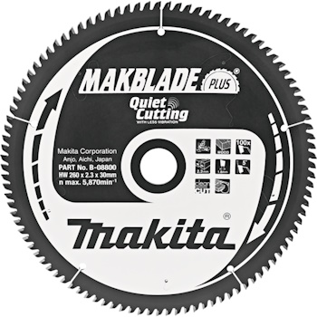 Makita list za testeru od tvrdog metala MAKBlade Plus 260mm B-08800 Makita list za testeru od tvrdog metala MAKBlade Plus 260mm B-08800