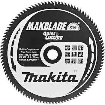 Makita list za testeru od tvrdog metala MAKBlade Plus 300mm B-08850 Makita list za testeru od tvrdog metala MAKBlade Plus 300mm B-08850