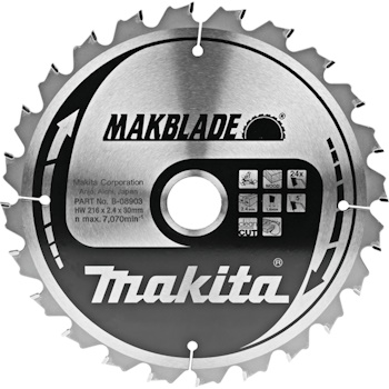 Makita list za testeru od tvrdog metala MAKBlade Plus 250mm B-09101 Makita list za testeru od tvrdog metala MAKBlade Plus 250mm B-09101