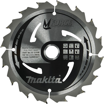 Makita TCT list za testeru MForce 165mm B-31930 Makita TCT list za testeru MForce 165mm B-31930
