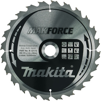 Makita TCT list za testeru MAKForce 270mm B-32172