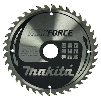 Makita TCT list za testeru MAKForce 190mm B-32340 Makita TCT list za testeru MAKForce 190mm B-32340