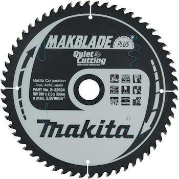 Makita TCT list za testeru MAKBlade Plus 260mm B-32524 Makita TCT list za testeru MAKBlade Plus 260mm B-32524