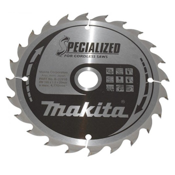 Makita list za testeru od tvrdog metala 165mm B-32910 Makita list za testeru od tvrdog metala 165mm B-32910