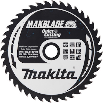 Makita TCT list za testeru MAKBlade Plus 250mm B-33489 Makita TCT list za testeru MAKBlade Plus 250mm B-33489