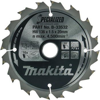 Makita TCT Specialized list za testeru 136mm B-33532 Makita TCT Specialized list za testeru 136mm B-33532
