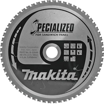 Makita TCT Specialized list za testeru za sendvič ploče 270mm B-33598 Makita TCT Specialized list za testeru za sendvič ploče 270mm B-33598