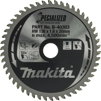 Makita TCT Specialized list za testeru 136mm B-40303 Makita TCT Specialized list za testeru 136mm B-40303