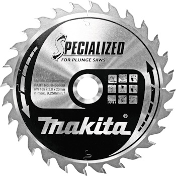 Makita list za testeru od tvrdog metala AC/DC 165mm B-56699