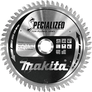 Makita list za testeru od tvrdog metala AC/DC 165mm B-56714 Makita list za testeru od tvrdog metala AC/DC 165mm B-56714