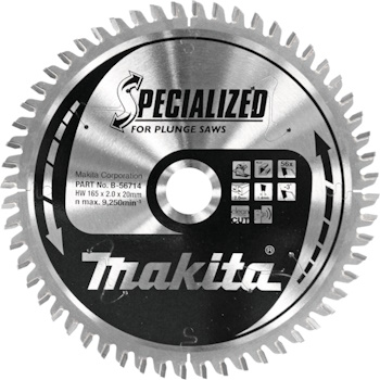 Makita list za testeru od tvrdog metala AC/DC 165mm B-56714