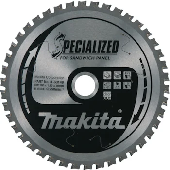 Makita TCT list za testeru za sendvič ploče 165mm B-63149 Makita TCT list za testeru za sendvič ploče 165mm B-63149