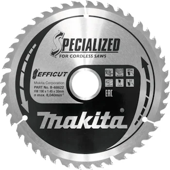 Makita list testere EFFICUT 190mm B-68622 Makita list testere EFFICUT 190mm B-68622