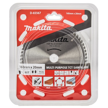 Makita TCT list testere 160mm D-65567-1