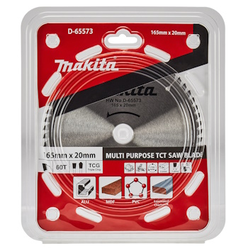 Makita TCT list testere 165mm D-65573 Makita TCT list testere 165mm D-65573