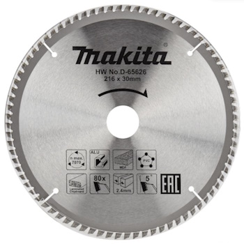 Makita TCT list testere 216mm D-65626