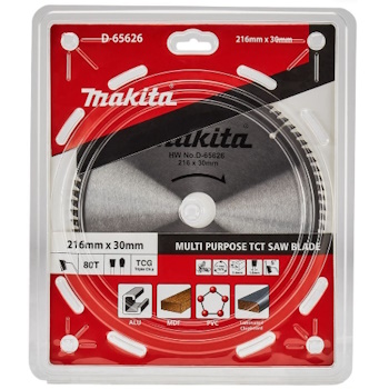 Makita TCT list testere 216mm D-65626-1