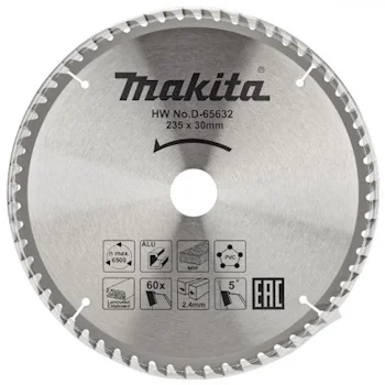 Makita TCT list testere 235mm D-65632