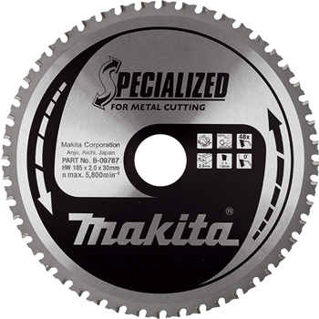 Makita list za testeru od tvrdog metala sa 48 zubaca 185/30 mm B-09787 Makita list za testeru od tvrdog metala sa 48 zubaca 185/30 mm B-09787