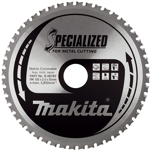 Makita list za testeru od tvrdog metala sa 48 zubaca 185/30 mm B-09787