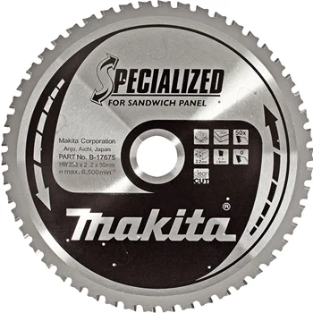 Makita list za testeru od tvrdog metala sa 50 zubaca 235/30 mm B-17675 Makita list za testeru od tvrdog metala sa 50 zubaca 235/30 mm B-17675