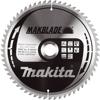 Makita list za testeru od tvrdog metala MAKBlade Plus sa 40 zubaca 216/30 mm B-08872 Makita list za testeru od tvrdog metala MAKBlade Plus sa 40 zubaca 216/30 mm B-08872
