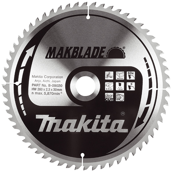 Makita list za testeru od tvrdog metala MAKBlade Plus sa 40 zubaca  216/30 mm B-08872