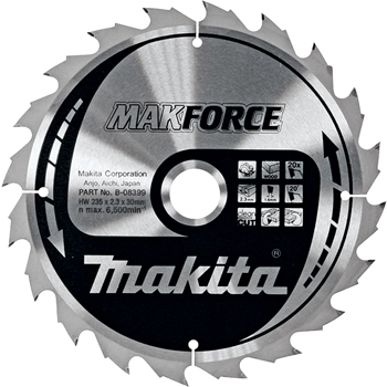 Makita list za testeru od tvrdog metala MAKForce sa 40 zuba 180/30mm B-08464