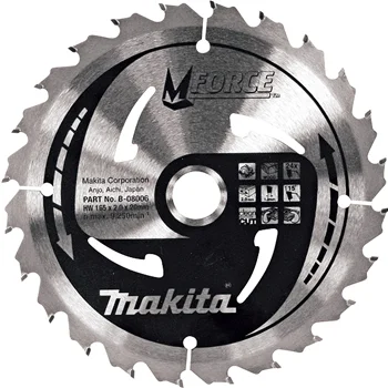 Makita list za testeru od tvrdog metala MForce sa 16 zubaca 185/30 mm B-07945 Makita list za testeru od tvrdog metala MForce sa 16 zubaca 185/30 mm B-07945