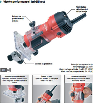 Makita MT glodalica M3700-1