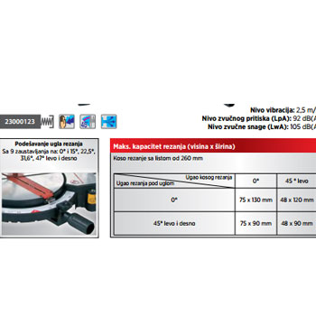 Makita MT nagibna testera M2300-3