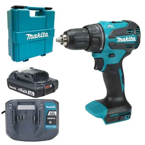 Makita akumulatorska bušilica‑odvijač 18V DDF490WV – BASIC baterija i punjač, LED osvetljenje