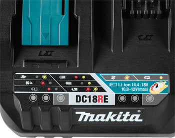 Makita punjač za akumulator CXT/LXT DC18RE Makita punjač za akumulator CXT/LXT DC18RE