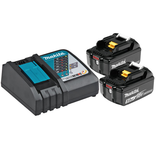 Makita set napajanja LXT 197570-9 (BL1850Bx2 + DC18RCx1)