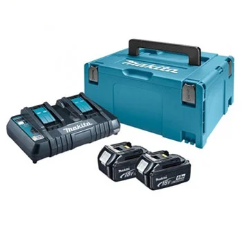 Makita set baterija i punjača u Makpac koferu 197629-2 (BL1850B x 2 + DC18RD) Makita set baterija i punjača u Makpac koferu 197629-2 (BL1850B x 2 + DC18RD)