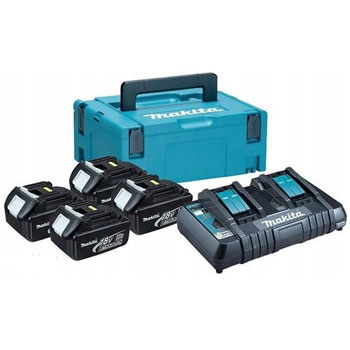 Makita set u koferu Makpac 2 197970-3 (BL1830 x 4 + DC18RD)-2