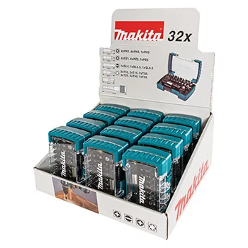 Makita 12 × 32-delnih kompleta umetaka za vijke sa futerom D-74762-12 Makita 12 × 32-delnih kompleta umetaka za vijke sa futerom D-74762-12