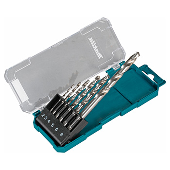 Makita 6-delni set HSS-G burgija za metal 2-8mm D-75742-1