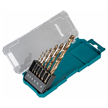 Makita 6-delni set HSS-Co burgija za metal 2-8mm D-75758 Makita 6-delni set HSS-Co burgija za metal 2-8mm D-75758