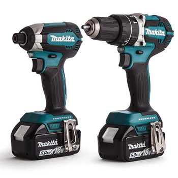 Makita set akumulatorska bušilica + udarni odvijač DLX2127TJ1-1