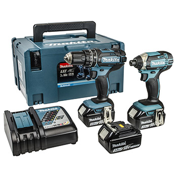 Makita set akumulatorska udarna bušilica + udarni odvijač DLX2131JX1 Makita set akumulatorska udarna bušilica + udarni odvijač DLX2131JX1