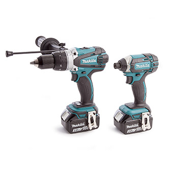 Makita set akumulatorska udarna bušilica + udarni odvijač DLX2145X1-1