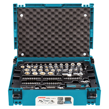 Makita set ručnog alata i umetaka 120-delni u MAKPAC kutiji za alat E-08713-1