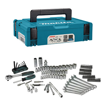 Makita set ručnog alata i umetaka 120-delni u MAKPAC kutiji za alat E-08713 Makita set ručnog alata i umetaka 120-delni u MAKPAC kutiji za alat E-08713