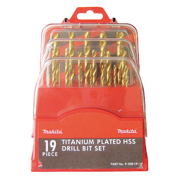 Makita set Titanium-Co burgija 19 kom P-30813 Makita set Titanium-Co burgija 19 kom P-30813