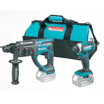Makita akumulatorski set alata aku. čekić bušilica DHR202 + aku. udarni odvijač DTD152 18V 2x3,0 Ah Makita akumulatorski set alata aku. čekić bušilica DHR202 + aku. udarni odvijač DTD152 18V 2x3,0 Ah