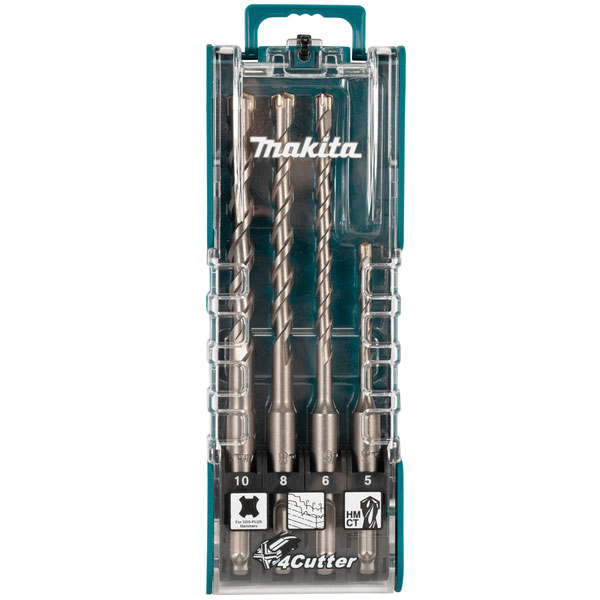 Makita set višenamenskih burgija SDS-Plus 4 komada E-14249 Makita set višenamenskih burgija SDS-Plus 4 komada E-14249