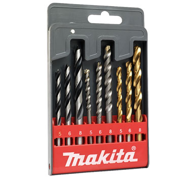 Makita set burgija za metal i drvo 9 kom. D-08660 Makita set burgija za metal i drvo 9 kom. D-08660