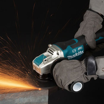 Makita akumulatorska ugaona brusilica X-LOCK set DGA519RTJ Makita akumulatorska ugaona brusilica X-LOCK set DGA519RTJ